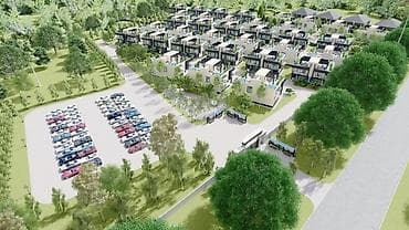 тон район: Современный малоэтажный жилой комплекс в зеленой зоне Цена 220к$ за — 4