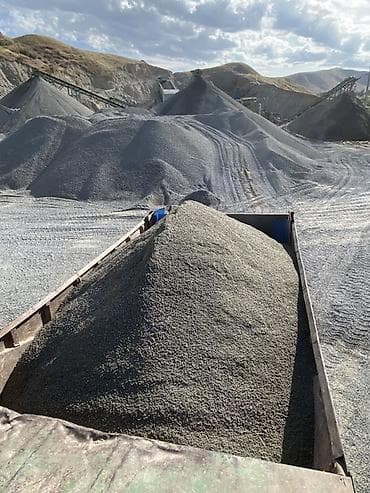 Щебень, Для дренажных систем, Насыпью, Камаз