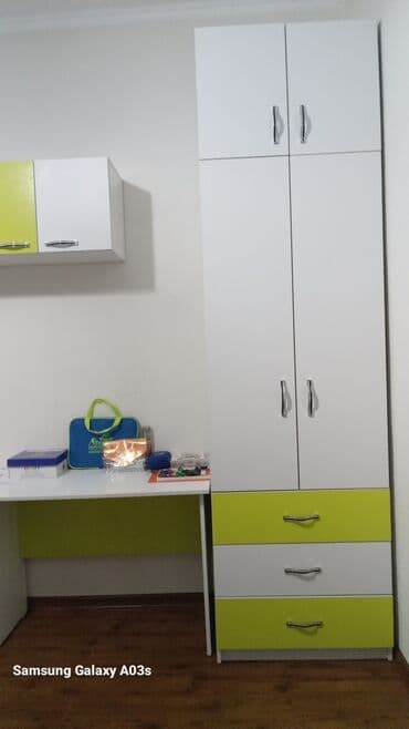 детские гарнитуры в бишкеке: Детская гарнитура, Б/у, Для мальчика, МДФ, Платная доставка, Самовывоз — 5