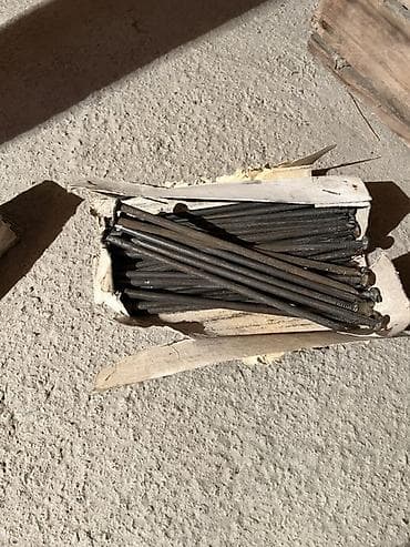 Ручные инструменты: Строительные гвозди, Диаметр: 6 мм, Длина: 200 мм, Другая страна производитель, Новый — 5