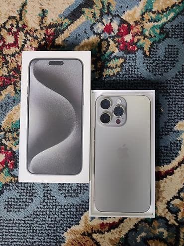 zte axon: IPhone 15 Pro Max, Б/у, 256 ГБ, Natural Titanium, Коробка, 86 % — 2