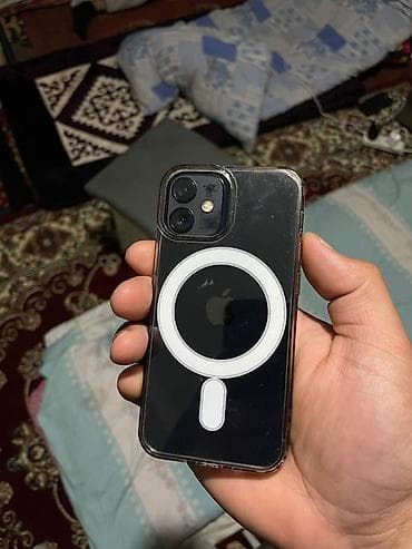 Техника жана электроника: IPhone 12 mini, 64 ГБ, Кара, Каптама — 2