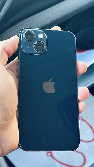 iphone 22: IPhone 13, Новый, 128 ГБ, Blue Titanium, Зарядное устройство, Защитное стекло, 84 % — 1