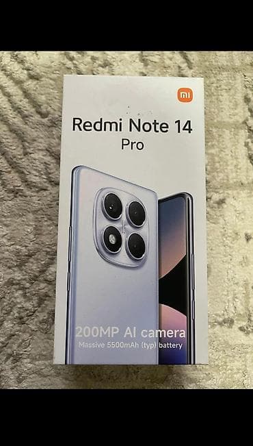 Redmi, Redmi Note 14 Pro, Б/у, цвет - Черный, 2 SIM — 2