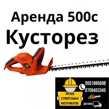 сдаю дом на длительный срок: Кусторез, кусторез электрический 
 Аренда на сутки — 1
