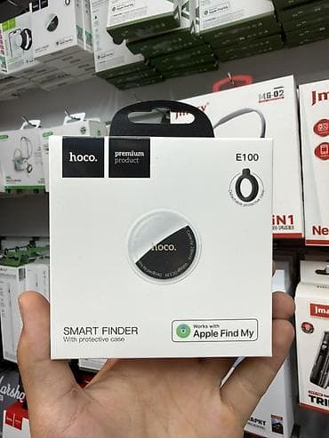 Личные вещи: HOCO E100 Smart Finder — брелок-трекер с поддержкой сети Apple Find My — 1