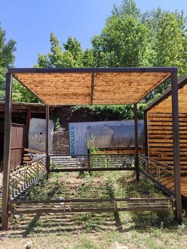 диван из палета: Тапчан 3 x 3 x 2 м, Металл — 10