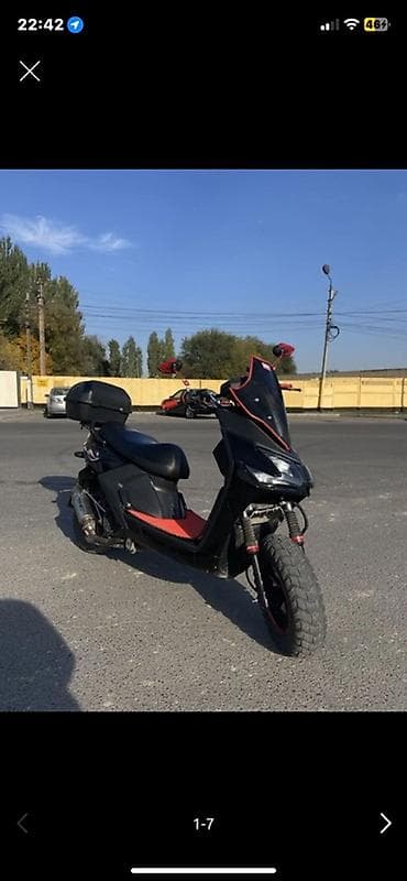 скутер с экспертизой: Тип скутера 160 куб. см, Бензин, Б/у — 1
