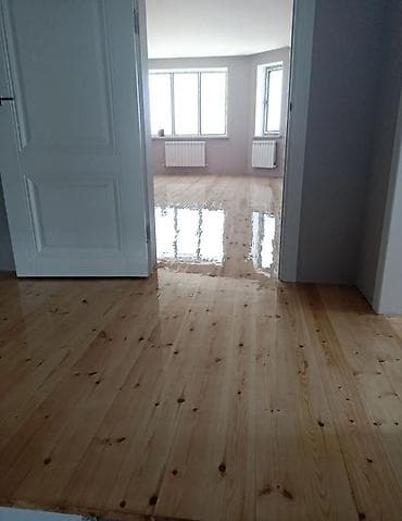 Үйдүн үстүндөгү чатыр: Шлифовка и покрытие деревянных полов Профессиональная обработка полов — 1