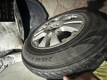 Дөңгөлөктөр монтажда 245 / 60 / R 18, Жай, Колдонулган, 1 даана, Куйма, тешиктери - 5 — 2