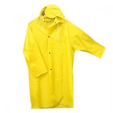 helly hansen: Дождевик-плащ с капюшоном, удлинённый, чёрный. - Материал — 4