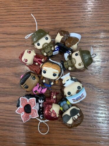 игра кальмаров: Фигурки Очень странные дела коллекционные подвески — 1