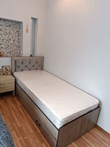 кровать односпальная с матрасом купить дешево: Кровать односпальный. с матрасом матрас классика доставка по городу — 15