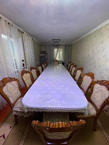 small table: Стол и стул для зала, Б/у, Самовывоз, цвет - Коричневый — 3