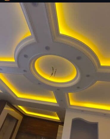 настольное зеркало с подсветкой: Многоуровневые потолки из гипсокартона с подсветкой - Дизайн — 2