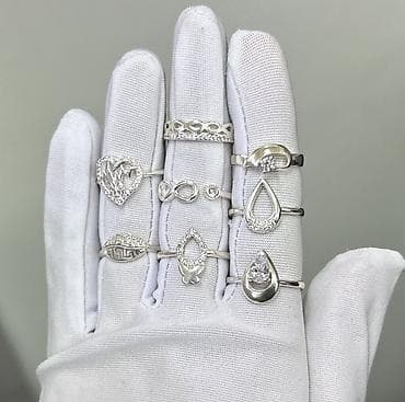 нитрат серебра купить: Кольцо, Помолвочное, Проба 925, Женские, Новый — 9