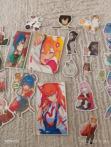 карты покемон: Набор наклеек с аниме и мемами Описание: - Разнообразные вырезанные — 2