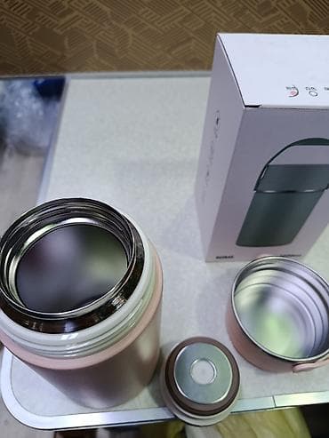 термос пищевой: Пищевой контейнер, цвет - Розовый — 3