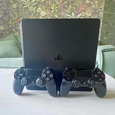 Прошитый PS4 Слим +25 игр 💾 Память 1ТБ ⚙️ 3 ревизия, версия 11.00 💿