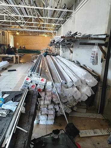 Дарбазалар үчүн профилдер: Алюминиевые и ПВХ профили для окон/дверей и перегородок - — 1