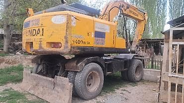 мини экскуатор: Экскаватор, Hyundai, 2008 г., Колесный — 2