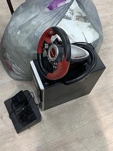 Руль для гоночных игр с педалями - Игровой руль Defender (серия с