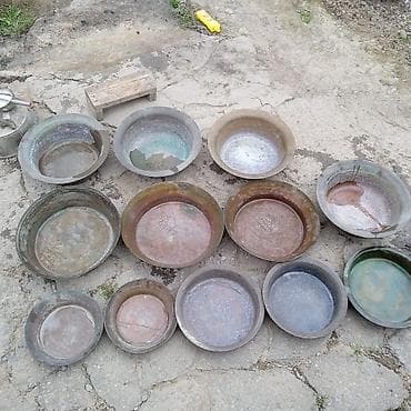 отливка воском: Латунные тазы/миски общий вес 20кг цена за все уступка будет разных — 1