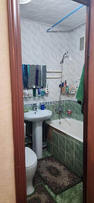 2 bedroom: 2 комнаты, 43 м², ул. Боконбаева / Гоголя 104 серия, 1 этаж, Косметический ремонт — 10