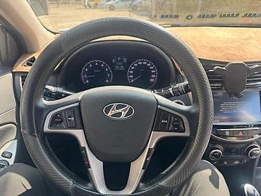 дешевые машина: Hyundai Accent: 2017 г., 1.6 л, Автомат, Бензин, Седан — 9