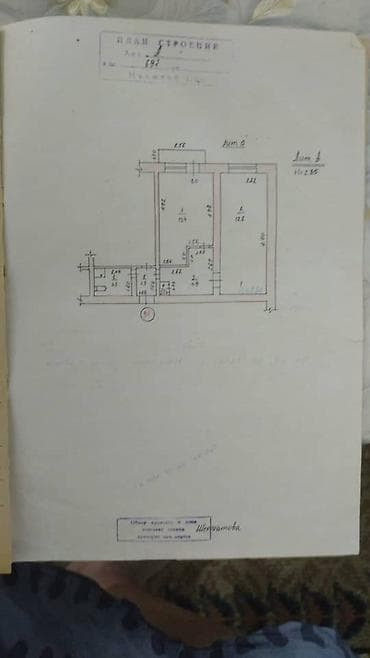 аптека ош: 2 комнаты, 56 м², Гостиничный тип, 5 этаж, Косметический ремонт — 3