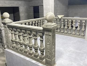 Готовые перила: Готовые перила, Материал: Камень, Для террасы — 2