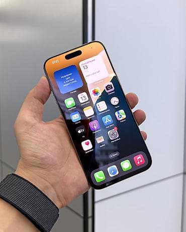 мегаком сим: IPhone 16 Pro Max, Б/у, 256 ГБ, Desert Titanium, Защитное стекло, Чехол, В рассрочку, 91 % — 2