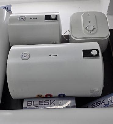 Накопительный водонагреватель Объем бака: 80 л, Blesk, Электрический, Панель управления, Нержавейка, Новый