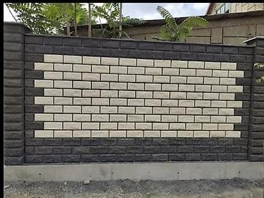 установка заборов: Заборы из пескоблока, Установка, Гарантия, Покраска забора — 9