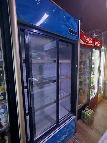 холодильная: Продается витринный холодильник со стеклянными раздвижными дверями — 2