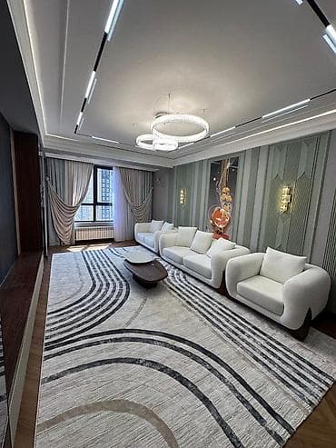 2 комнаты, 80 м², Элитка, Асанбай мкр Элитка, 14 этаж, Дизайнерский ремонт — 3