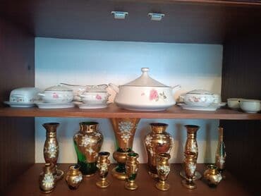 ножницы для сада: Коллекция столовой посуды и декоративного стекла/фарфора Состав — 1