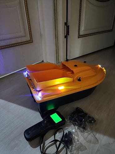 жмых для рыбалки: Кормораздатчик для рыбалки (радиоуправляемая лодка) с GPS - — 4