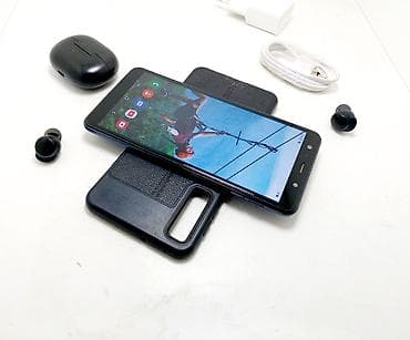 tecno spark 30c: Samsung Galaxy A7 2018, Б/у, 64 ГБ, цвет - Синий, 1 SIM, 2 SIM — 8
