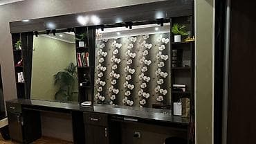 Профессиональный парикмахерский/визажный рабочий пост на два места - — 2