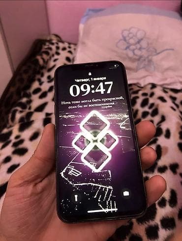 poco х5: IPhone X, Б/у, 256 ГБ, Черный, Зарядное устройство, 100 % — 1