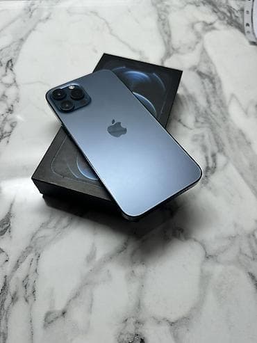 mx master 3: IPhone 12 Pro Max, Б/у, 128 ГБ, Pacific Blue, Коробка, 75 % — 1