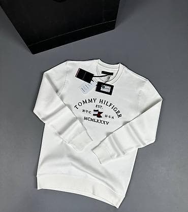 фитнес одежды: Свитшот Tommy Hilfiger с фирменной вышивкой - Классический крой — 2