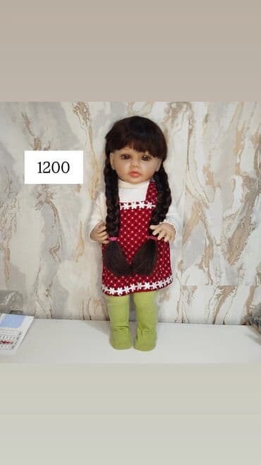 детские вязаные шапки ручной работы: Куклы разного типа и размера. 1) Реалистичная кукла-девочка с — 1