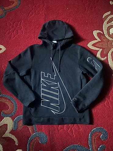 часы бен 10: Толстовка Nike с капюшоном, размер M. - Цвет: чёрный - Крупный — 1