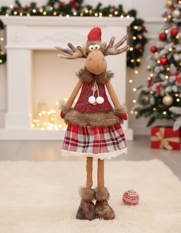 Новогодняя игрушка под елку«Лось» 68 см - Высота: 68 см (указано на