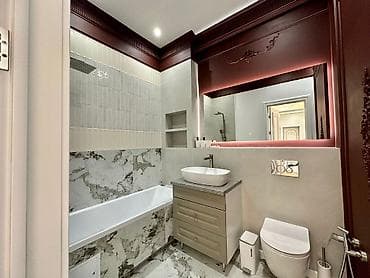 180: 3 комнаты, 130 м², Ала-Арча ТРЦ Элитка, 11 этаж, Дизайнерский ремонт — 10