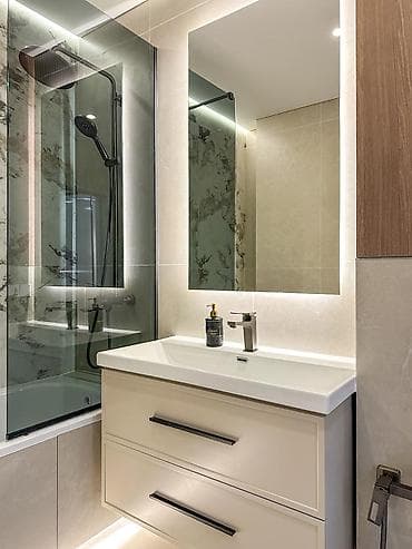 2 комнаты, 53 м², Кок-Жар ж/м Элитка, 6 этаж, Дизайнерский ремонт — 10