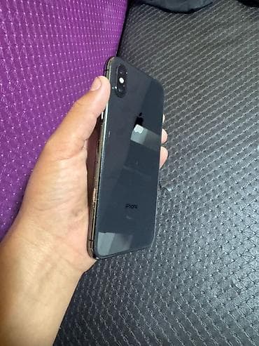 saima telekom: IPhone X, Б/у, 64 ГБ, Черный, Защитное стекло, 100 % — 6