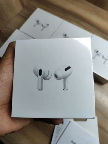 купить наушники аирподс про: Вакуумные, Apple, Новый, Беспроводные (Bluetooth), Классические — 1